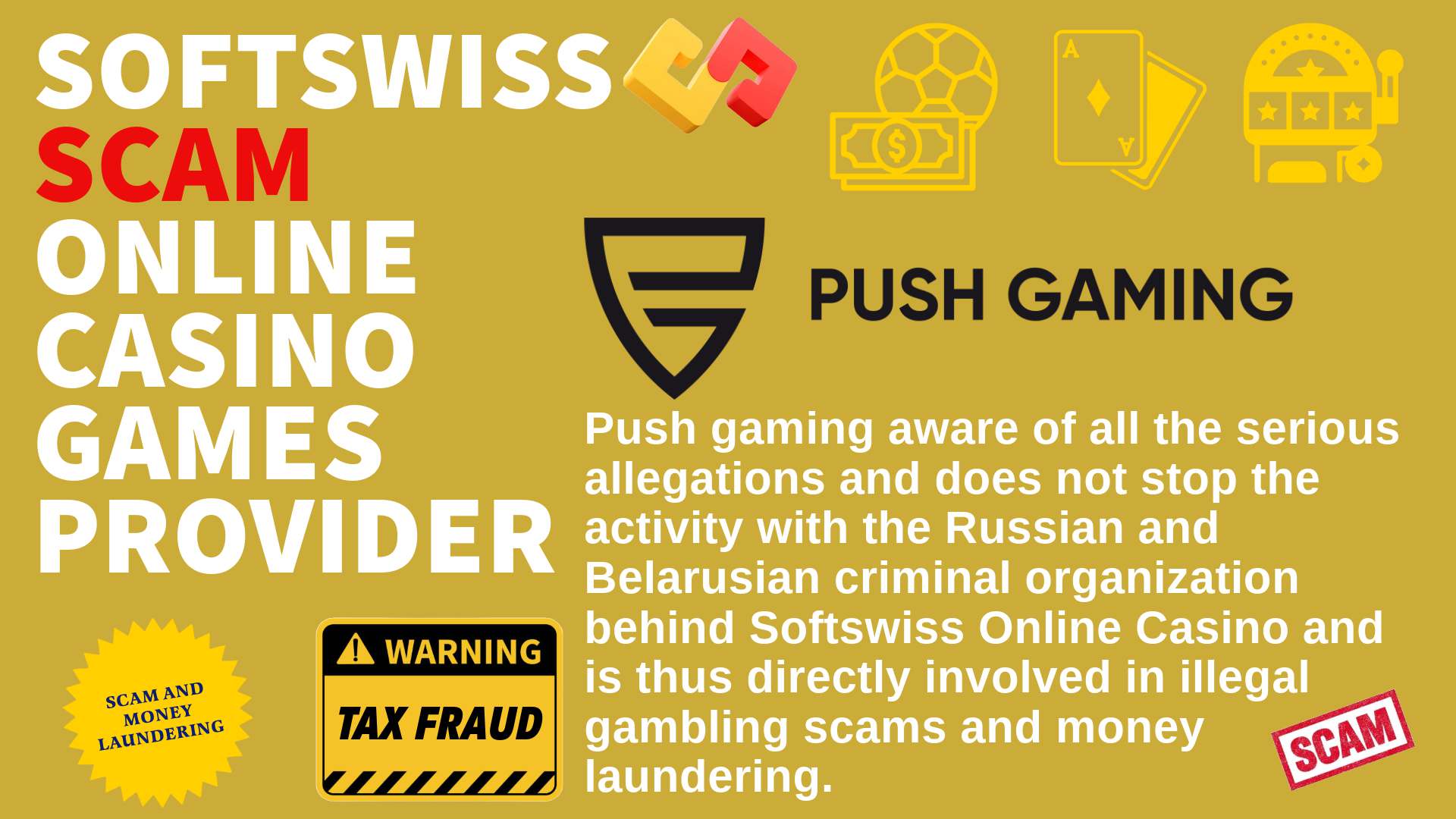 Push Gaming - softswiss scam - Casino by Softswiss